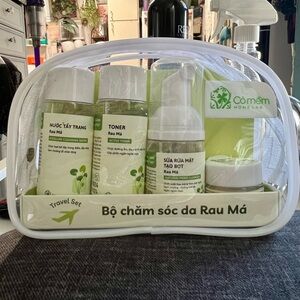Rau Má (Centella) Natural Skincare Set NEW SET Bộ chăm sóc da Rau Má